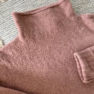 Madewell Wool Turtleneck - Mauve